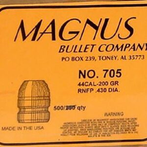 Magnus RNFP Bullets .44 Cal .430" 200gr 500/ct